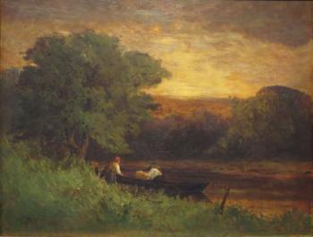 Edward Mitchell Bannister : River scene